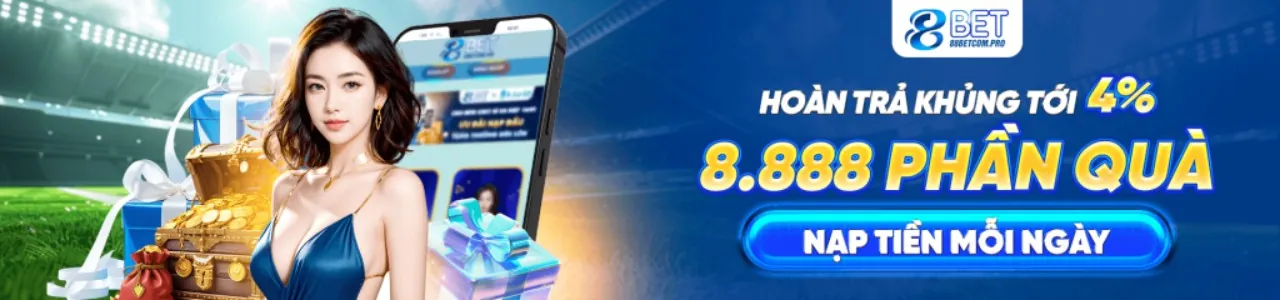 Giao diện vn8day trên điện thoại di động, hiển thị truy cập nhanh