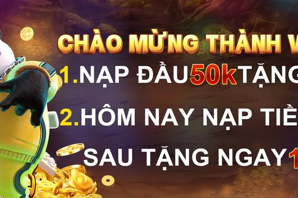 Hình ảnh ưu đãi chào mừng cho người chơi mới